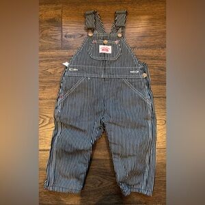 Kids Striped Overalls